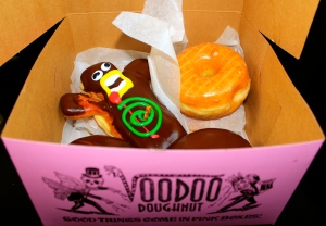 The incredible Voodoo doughnut in Portland, Oregon